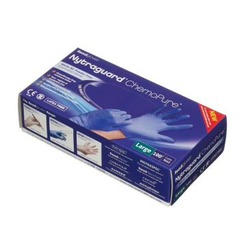 Nytraguard Chemopure Nitrile Gloves 